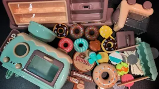 8 minutes Satisfying with Unboxing Donut Shop | ASMR (no music)