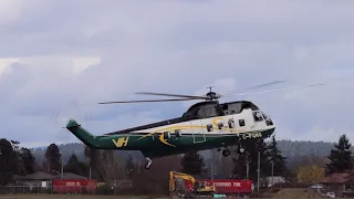 VIH Sikorsky S-61 C-FQNG Training Ops at YYJ