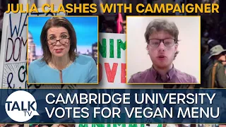 Julia Hartley-Brewer’s furious clash with vegan campaigner