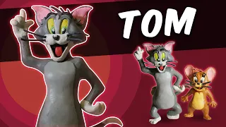 Как слепить кота Тома из пластилина. Tom and Jerry . Thomas