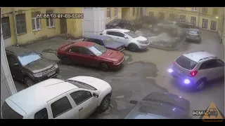 Быдло на дороге. Автохамы не на того нарвались. Russian Car Crash