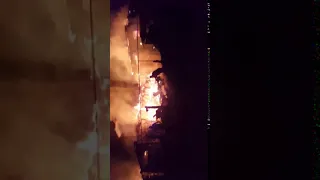 Пожар в Чаадаевке
