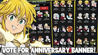 IMPORTANT INFO! VOTE FOR THE ANNIVERSARY BANNER NOW! Seven Deadly Sins: Grand Cross