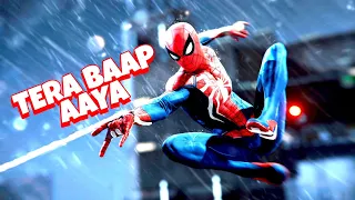 Tera Baap Aaya X Spider-Man PS4 | RANDOM EDITS
