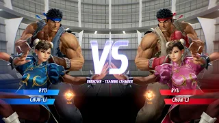 Ryu & Chun Li VS Ryu & Chun Li - Marvel vs Capcom Infinite