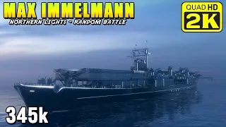 Aircraft carrier Max Immelmann - good positioning prevented defeat