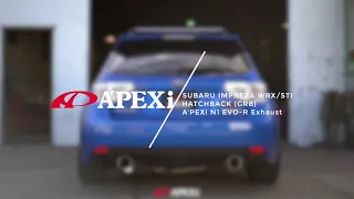 A'PEXi N1-Evolution R Catback Exhaust for Subaru Impreza WRX/STI Hatchback (GRB)