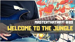 How to REALLY play Welcome To The Jungle - Riff Guitar Lesson w/TAB - MasterThatRiff! 89