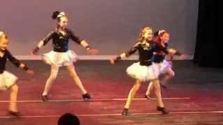 Kaylin tap dance dress rehearsal