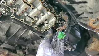 Nissan cvt part 2 - P1778 fault; old filter, stepper motor
