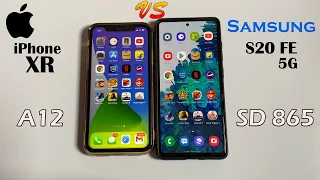 iPhone XR vs S20 FE 5G Speed Test 🔥| iPhone XR Still Rocks! | Snapdragon 865 vs A12 Bionic? (HINDI)