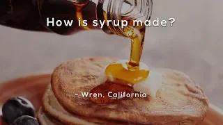 How is syrup made?