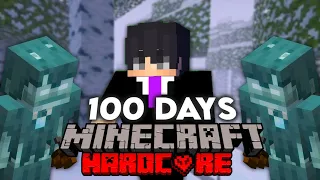 I Survived 100 Days in Minecraft in the ICE AGE... Here's What Happened!