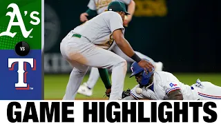 A's vs. Rangers Game Highlights (7/12/22) | MLB Highlights