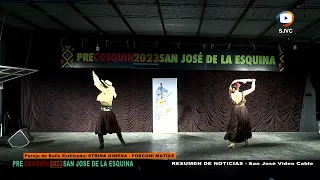 Pareja Baile Estilizada   STRINA FORCONI  -  PRECOSQUIN 2023 SAN JOSE DE LA ESQUINA