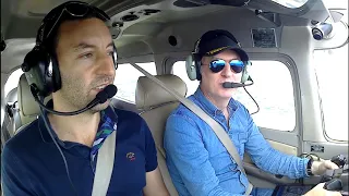 Vol en Cessna 172 de Saint-Cyr au Touquet - vive l'aéroclub !