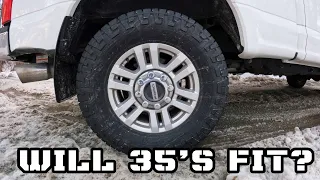 Can You Fit 35 Inch Tires On A 2019 Ford Super Duty?