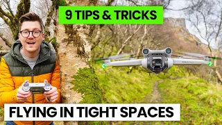 9 TIPS FOR FLYING IN TIGHT SPACES! | DJI Mini 4 Pro / Mini 3 Pro Tips For Beginners