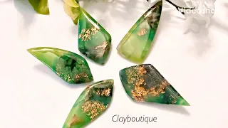 Polymer Clay Faux Native Copper Chrysocolla