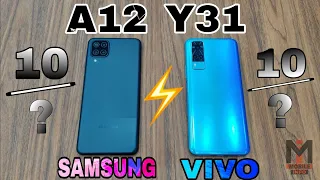 SAMSUNG A12 Vs VIVO Y31 Speed Test | PUBG Test | FAU-G TEST