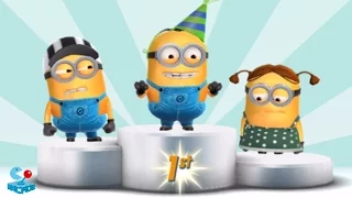 Despicable Me: Minion Rush Unlock New Minion Partier (Minion Rush Multiplayer Racing Mode)