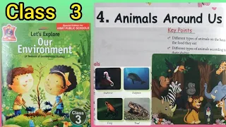 ANIMALS AROUND US - Class 3 (Chapter 4) -# Lets explore our environment # E.V.S# APS