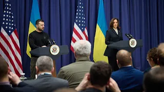 Заяви для ЗМІ Володимира Зеленського та віце-президентки США Камали Гарріс 17.02.2024