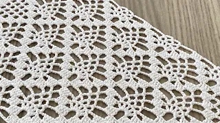THE MOST STUNNING Gorgeous Crochet Runner, Shawl, Blouse, Curtain, Throw Pillow Pattern