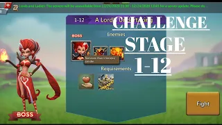 Lords mobile challenge stage 1-12 A Lord's Undertaking f2p