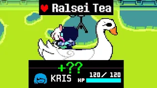 Does Kris Get MORE Healing from Ralsei tea over time? [Deltarune chapter 2]