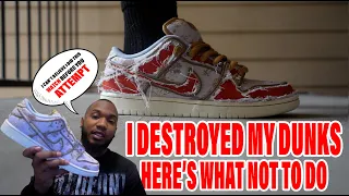 I Cut The Nike Dunk Low City of style! HERE'S HOW