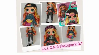 Распаковка и обзор куколки L.O.L.O.M.G Skatepark Q.T#lol #lolomg#lolsurprise#распаковка