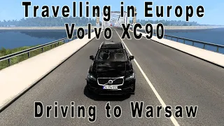 Volvo XC90. Euro truck Simulator 2 v1.48. Travelling in Europe.