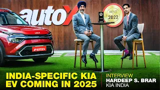 India specific Kia EV launching in 2025 - Hardeep S. Brar, VP, Kia India | Best of 2022 | autoX