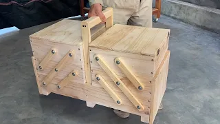 Amazing Design Ideas Woodworking Project Homemade From Pallet - Build A Smart And Versatile Tool Box