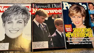 Unintentional ASMR: Flipping Through Magazines About Death of Princess Diana