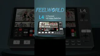 #FeelworldL4 - пятиканальный HD #видеомикшер от @feelworldlcdmonitor