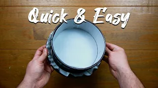 How To Line A Spring Form Tin | Quick & Easy Method