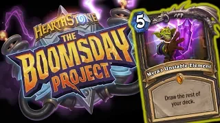 НОВОЕ ДОПОЛНЕНИЕ BOOMSDAY PROJECT  HEARTHSTONE!Легендарные заклинания,магнетизм и новые карты