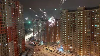 Крутейший новогодний салют в Москве. Новый Год-2024.