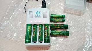 Китайские перезаряжаемые Ni-Zn пальчиковые АА и AAA батарейки