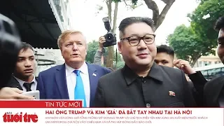 Hai ông Trump và Kim 'giả' đã bắt tay nhau tại Hà Nội