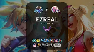 Ezreal ADC vs Seraphine - NA Master Patch 14.8