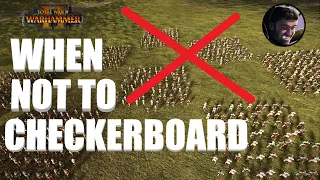 When not to use Checkerboard Formation