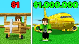 AVIÃO DE R$1,00 VS AVIÃO DE R$1,000,000,00