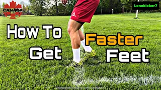 GET FASTER FEET | 5 easy drills 🔥
