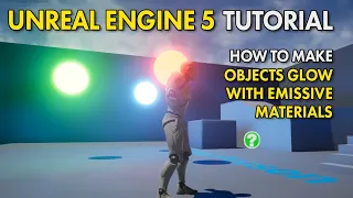 Make Objects Glow With Emissive Materials - Unreal Engine 5 UE5 Free Tutorial