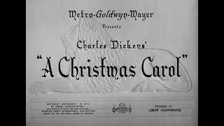 A Christmas Carol 1938 title sequence