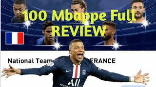 FULL 100 MBAPPE REVIEW | PES 2020 MOBILE |