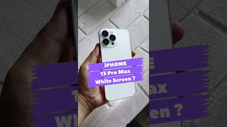 Jangan Kawatir Jika iPhone 13 Pro Max Km Blank Putih / White Screen ???? #shorts